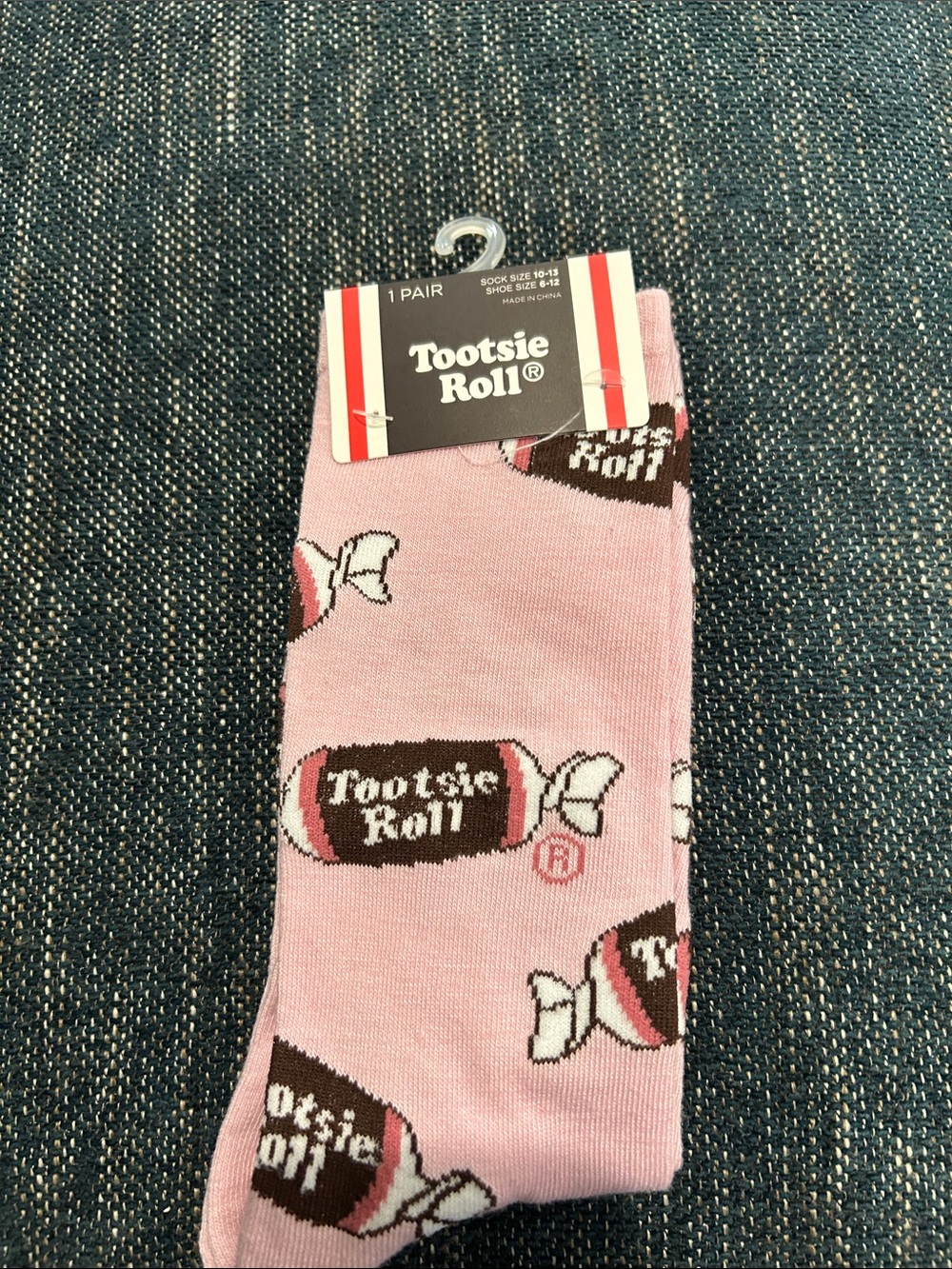 Tootsie Roll Pink Novelty Women's Socks